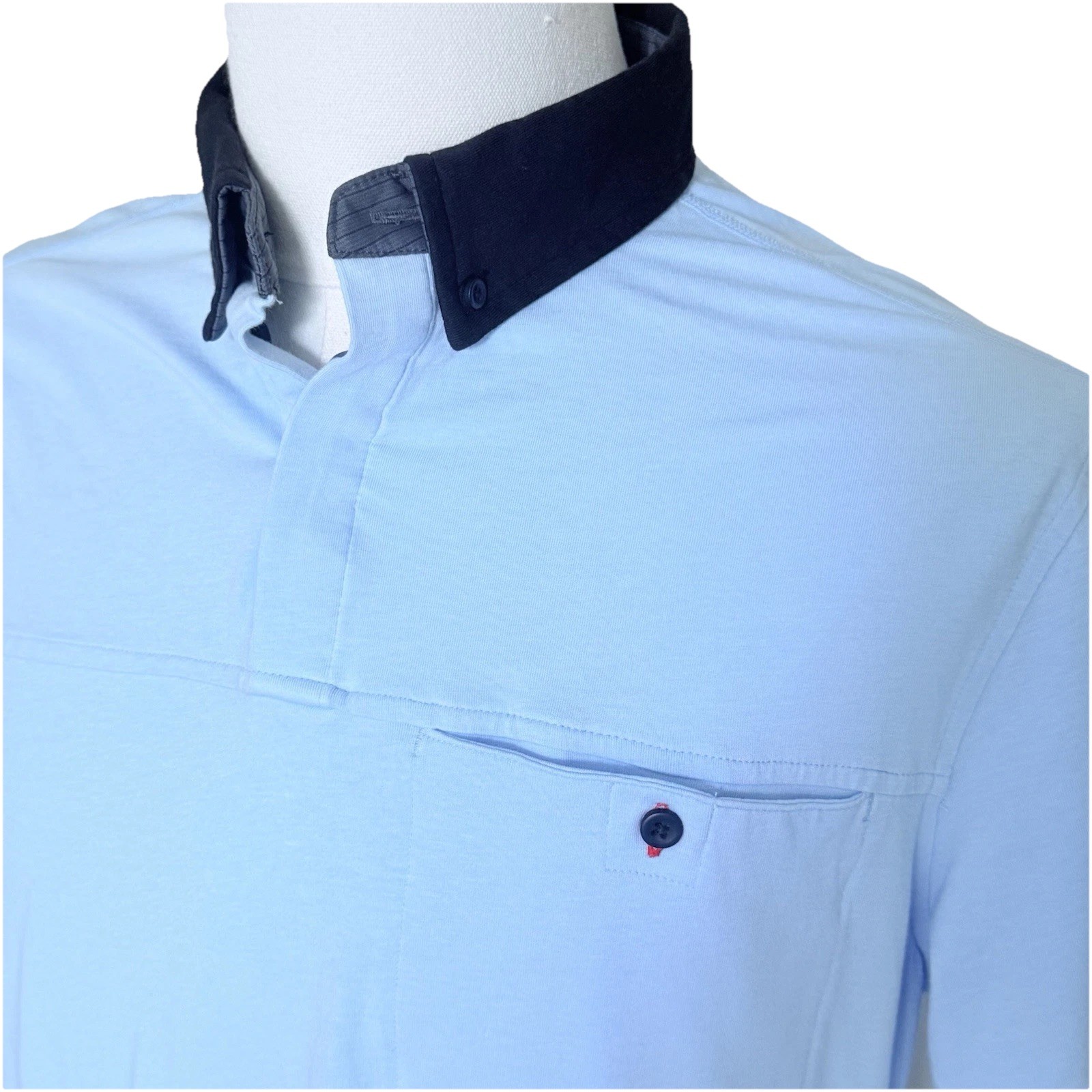 Lululemon Evolution Men’s Blue Button Down Collar… - image 4