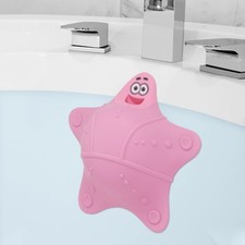 HengLiSam Bathtub Overflow Drain Cover, Starfish-Shaped Silicone Bath Tub Dra...
