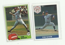 Tom Seaver 2 Baseball Card Lot - Topps & Promo