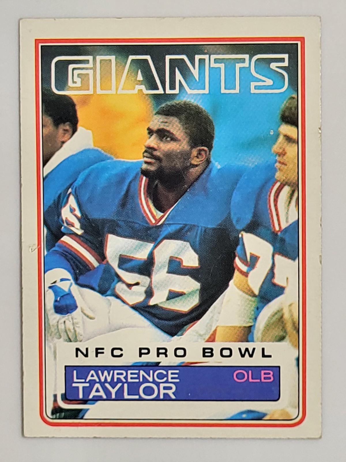1983 Topps LAWRENCE TAYLOR HOF #133 Excellent Condition