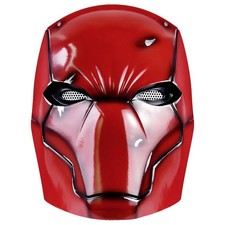 DC Red Hood Helmet Battle Damaged Jason Todd Resin Helmet Replica DAMAGED