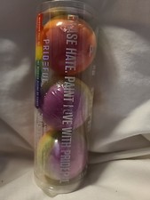 Prideful 3 Piece Bath Bomb Set, Brightly Colored Rainbow