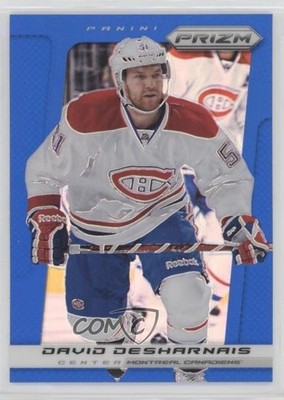 2013-14 Panini Prizm Wal-Mart Blue Prizm David Desharnais #45 av1