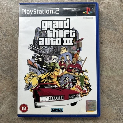 Grand Theft Auto 3 Sony PlayStation 2, 2001, PAL, Manual Included - Image 1 of 4