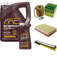 Mann Inspektionspaket 6L Mannol Energy 5W-30 FüR BMW E83 2.0I Xdrive20I