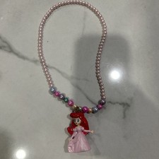 Disney Princess Figure Series 1 4 Ariel 2    Zizzle Beaded Necklace Zizzlinger