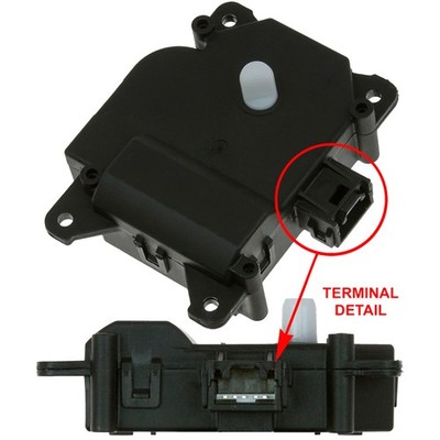 GPD 1712327 HVAC Mode Door Actuator HVAC Recirculation Door Actuator Blend Door