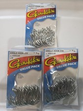 Lot of 3- Gamakatsu Hook 510 Fishing Hook Sz ...