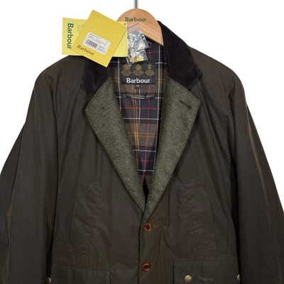 Barbour Truefit Wax Jacket Mens Medium Slim Fit Olive Blazer