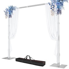 Pipe and Drape Backdrop Stand, 10x10ft Heavy Duty Adjustable Backdrop Frame w...