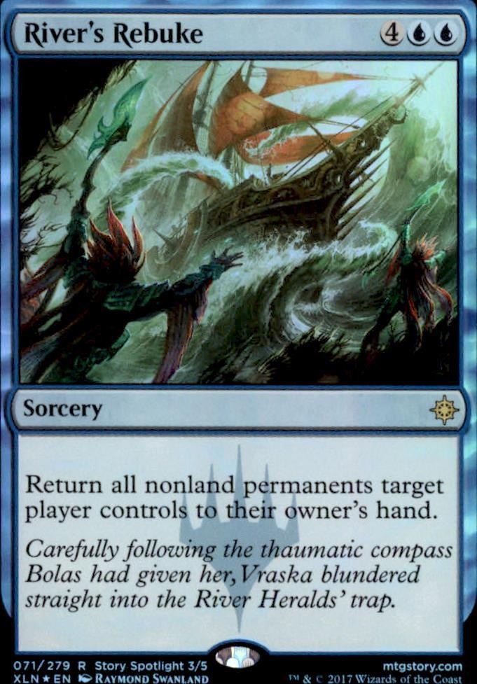 River's Rebuke 71 Rare Ixalan Magic: The Gathering Near Mint