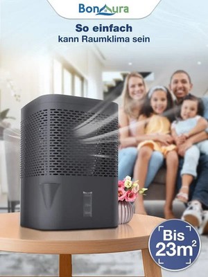 BonAura AirOne Granulat Luftentfeuchter grau Entfeuchter B WARE