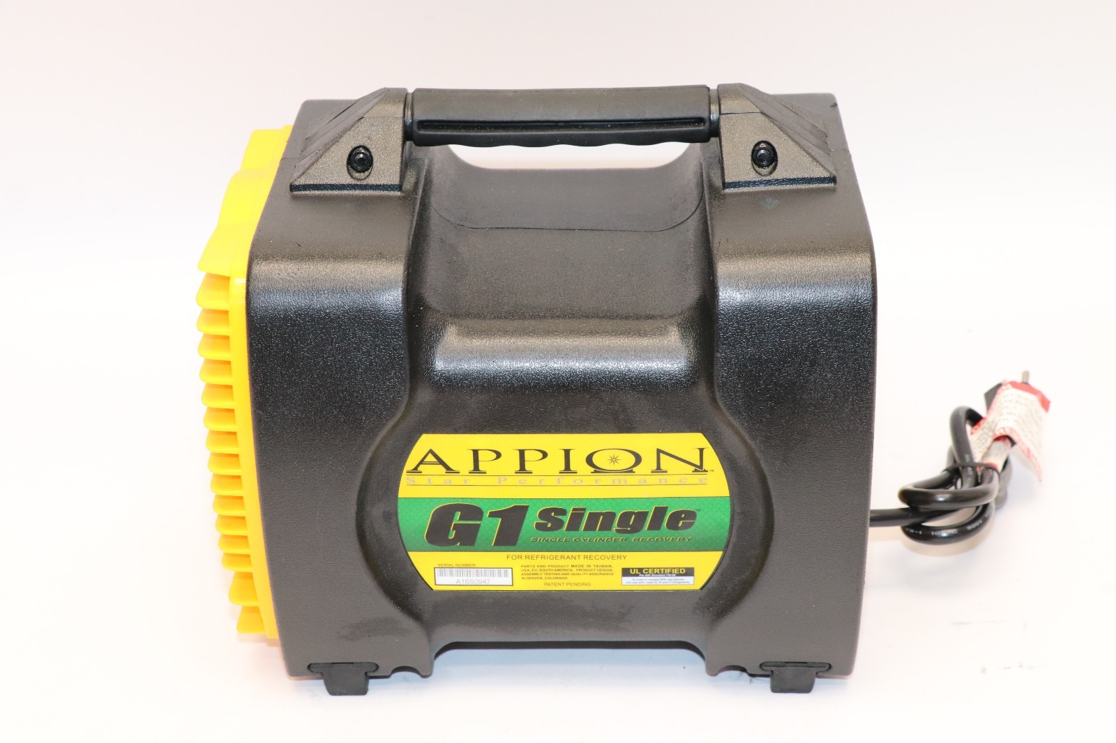 Appion G1SINGLE 115 Vac Refrigerant Recovery Machine