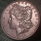 1902 Morgan Silver Dollar $1 Coin 0.9 Fineness US Silver Uncertified Collectible