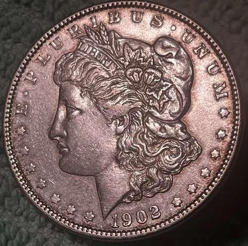 1902 Morgan Silver Dollar $1 Coin 0.9 Fineness US Silver Uncertified Collectible