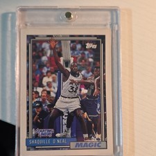 Topps 1992-93 Starting Lineup Shaquille O'Neal Orlando Magic #47SL Basketball