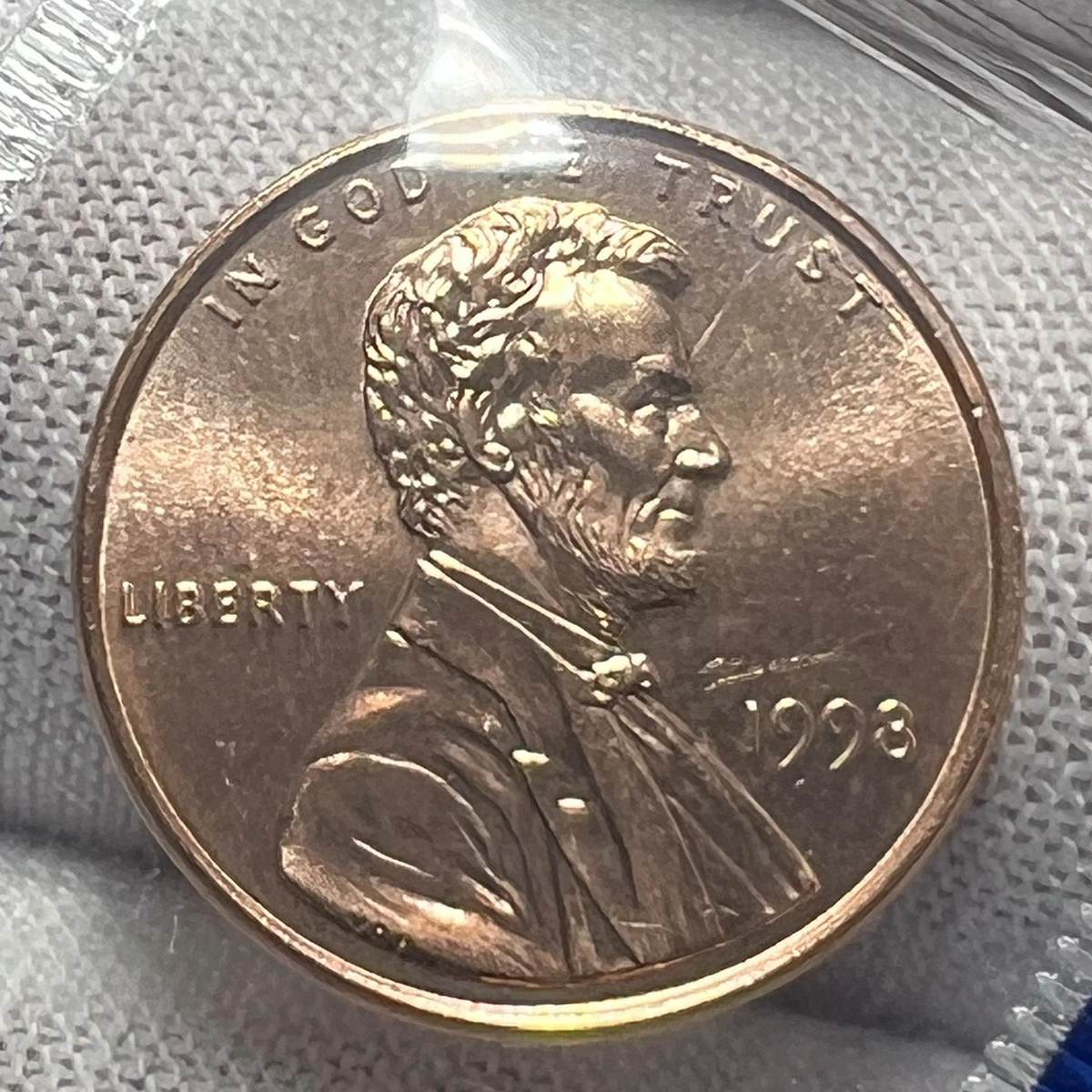 U.S. Mint 1998 Lincoln Memorial Small Cents (1959-2008) for sale