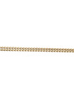 ESTATE SOLID 10K YELLOW GOLD CROSS PENDANT 14K SERPENTINE 15.5" NECKLACE #7950 — photo 4