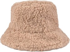 Faux Fur Bucket Hat, Fuzzy Furry Winter Warm ...