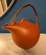 Vintage Japan,wohl Fujita TEEKANNE,unglasiert Ton Kanne handgefertigt,gemarkt