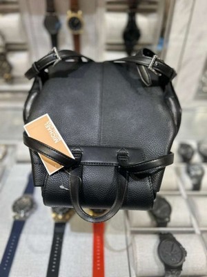 Michael Kors Merritt Backpack Black Pebbled Leather NWOT Michael Kors Outlet Merritt Small Pebbled Leather Cargo  main image 4