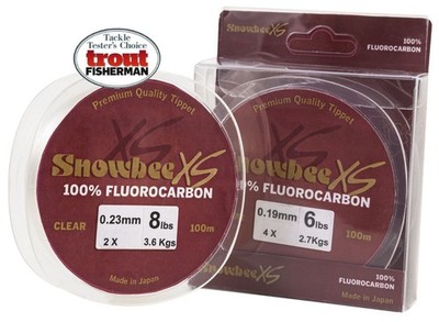 Snowbee Xs Fluorocarbon Vorfach 100m