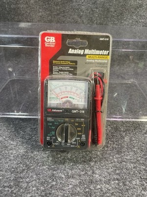 Gardner Bender GMT-318 Analog Multimeter 6 Function 14 Range AC / DC Volt 50 NEW