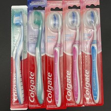 Colgate Toothbrush Lot 5 Soft Ultra Soft Wave Mixed Styles New Sealed