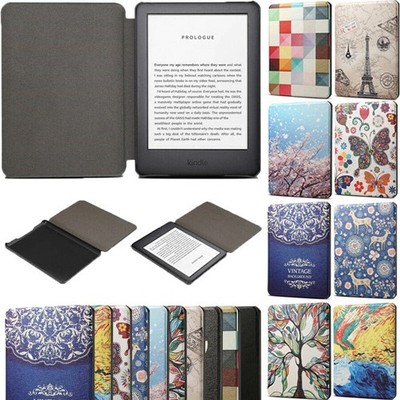 Für Amazon Kindle Paperwhite 1 2 3 4 10 11.Gen Smart Flip Lederlack Case Hülle
