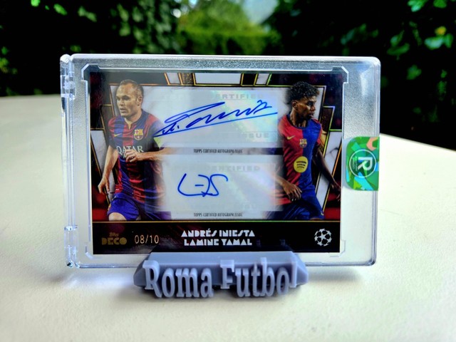 Lamine Yamal Auto, Andres Iniesta, Lionel Messi & R9 1/1 Konvolut