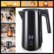 1.0L Electric Kettle, 1200W Rapid Boil, 7 Temperature Settings, 4H Keep Warm