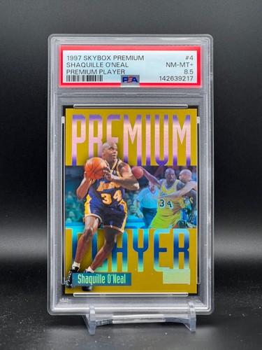 Shaquille O'Neal #4 1997 Skybox Premium Player card