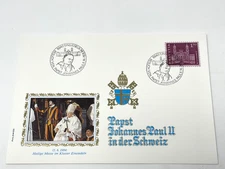 1984 - 'Switzerland', ' Pope John Paul II visit to Switzerland' VII. FDC (#101)
