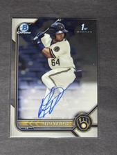 Felix Valerio 2022 1st Bowman Chrome Prospects Auto #CPA-FV