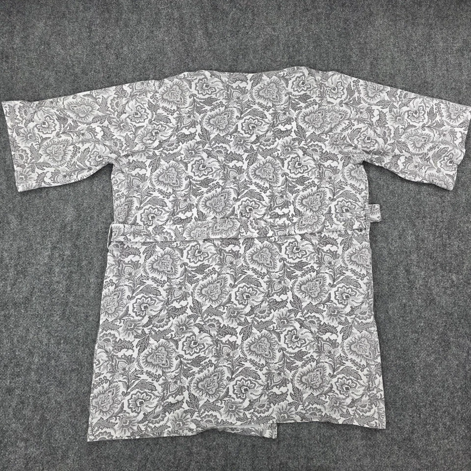 Vera Bradley Robe Womens L XL Paisley Kimono Belted Pockets Soft Plush Bathrobe - Image 4 of 4