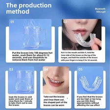1pc EVA Night Mouth Guard for Teeth Grinding & Snoring, Dental Protector-01