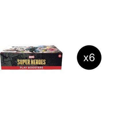 Sealed Marvel Super Heroes Play Booster Box Case MSC PRESALE 6/26 Magic MTG