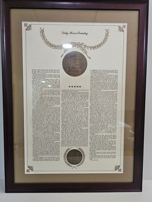 General MaCarthur's final Speech Framed. Everyone should read this speech