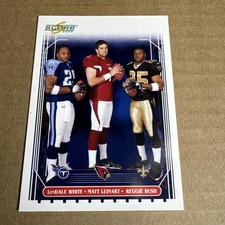 2006 REGGIE BUSH LENDALE WHITE MATT LEINART SCORE NFL ROOKIE CARD RC #330 USC