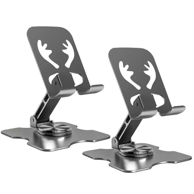 2X Desktop Phone Stand, Adjustable Holder for iPhone,Samsung Android Smartphones