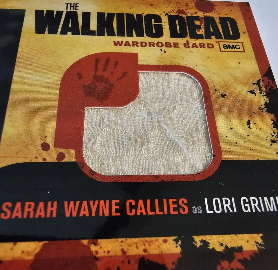 Walking Dead Wardrobe Relic M2 Sarah Wayne Callies Lori Grimes Season 1 AMC - Image 2 of 4