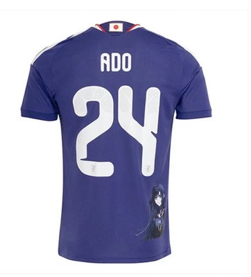  サッカー日本代表 Adoコラボ ユニフォーム 24 3XL Adidas x Ado Japan National Team 2026 Home Replica Jersey Size S