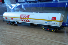 Heljan BOC 100 Tonne Liquid Oxygen Tank Wagon 0015 GPS Bogies Olivia 06