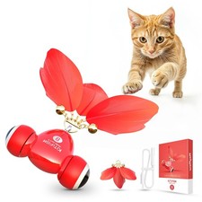 KiTiFISH  2025 Upgrade  Interactive Cat Toy, Automatic Cat Toy wit