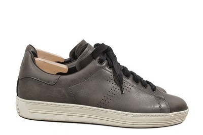 (FREE TARIFF) TOM FORD Warwick Gray Sneakers trainers 8UK /9US Shoes Authentic