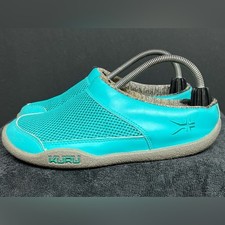 Teal Mesh  Faux Leather KURU 200112110 Low Back The Draft Mules Woman's 8 M