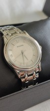 Bulova Ladies 96L005 Silver 30mm Watch Classic Round Dial Steel Bracelet