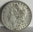 1879 p Morgan Silver Dollar XF lot #51