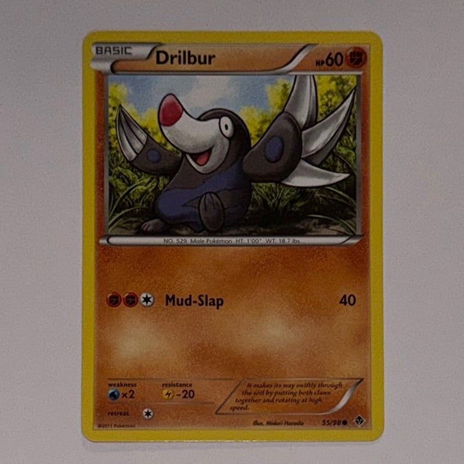 Pokémon Card: Drilbur 55/98 (Pokemon Emerging Powers)