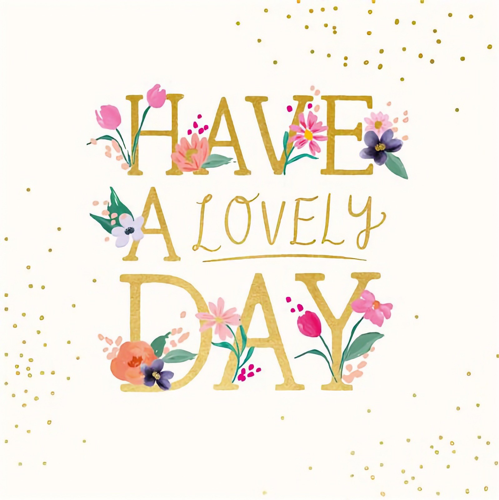 Happy Birthday Card Have A Lovely Day Premium Female Mum Nan Daughter Sister